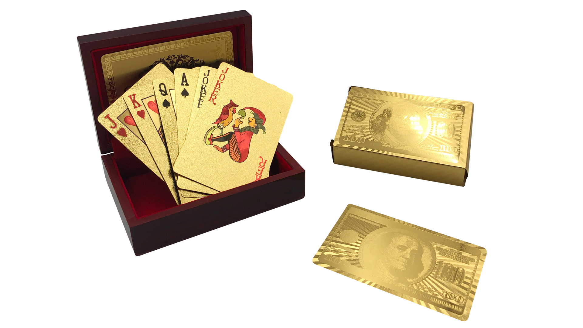 Amazon.com: Yuanhe Gold Deck of Cards - Waterproof Playing Cards